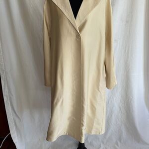 Eileen Fisher Silk Long Dress Blazer/Jacket size L